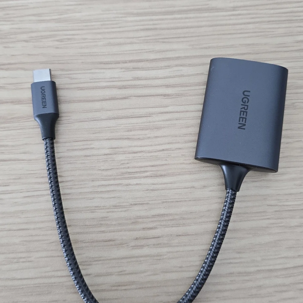 Black USB-C to HDMI Adapter